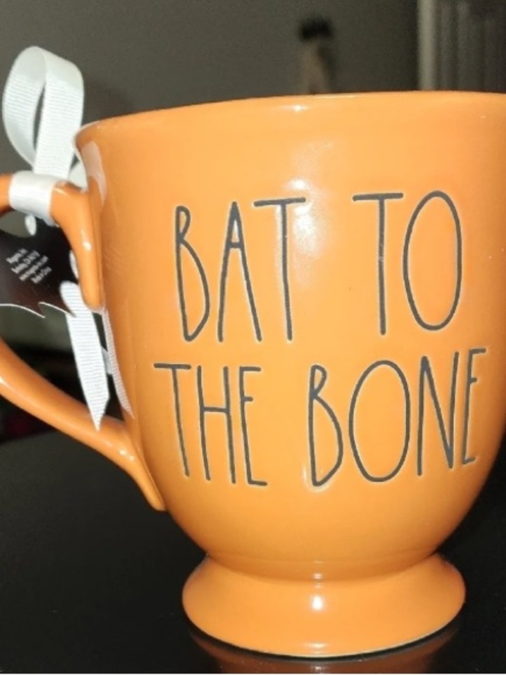 Rae Dunn Halloween Mug "Bat To The Bone"